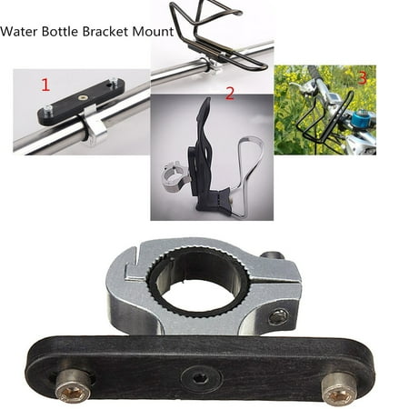 Bike Bicycle Cycling Water Bottle Cup Cage Mount Holder Handlebar Clamp Base